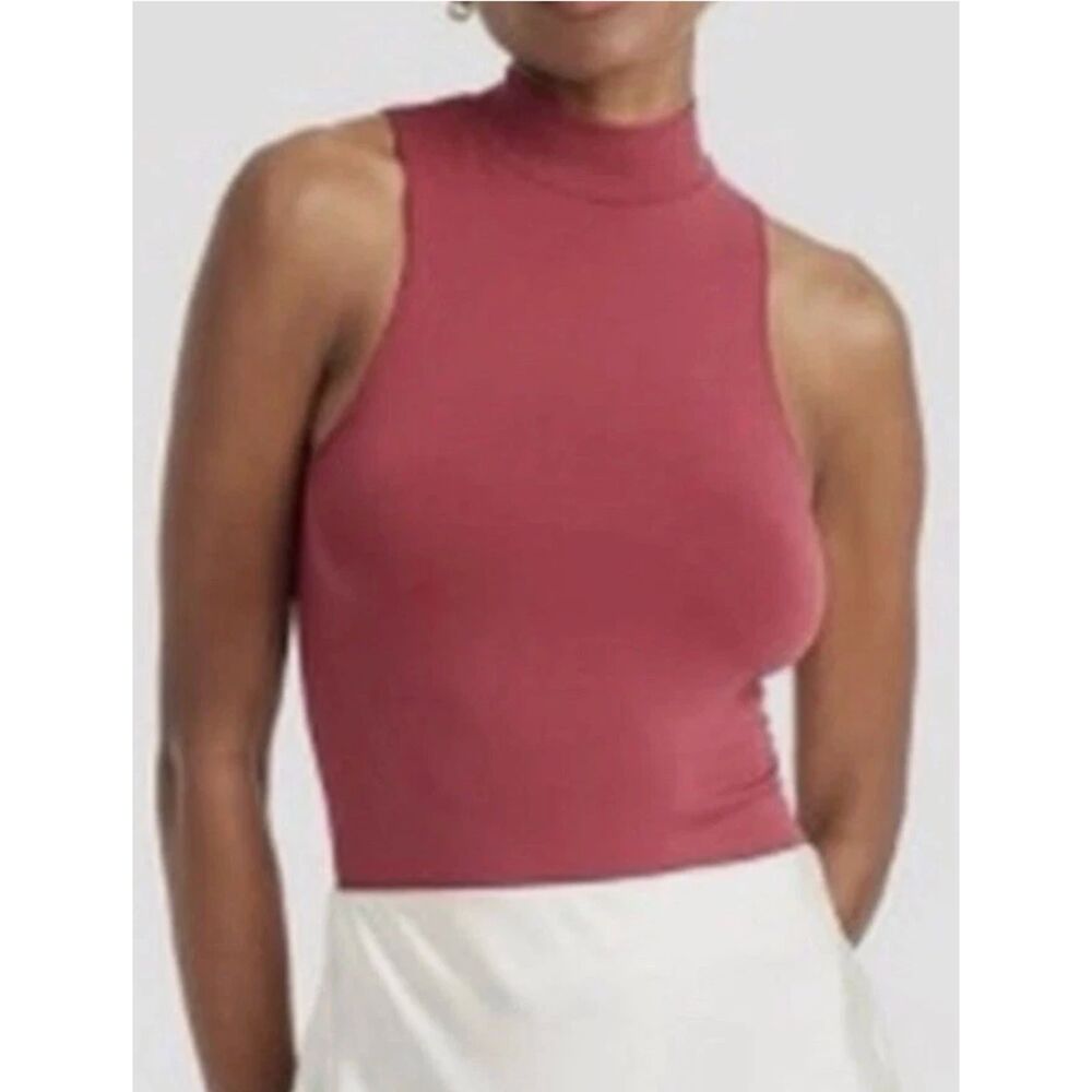 A New Day Sleeveless Mock Neck Bodysuit Size Large